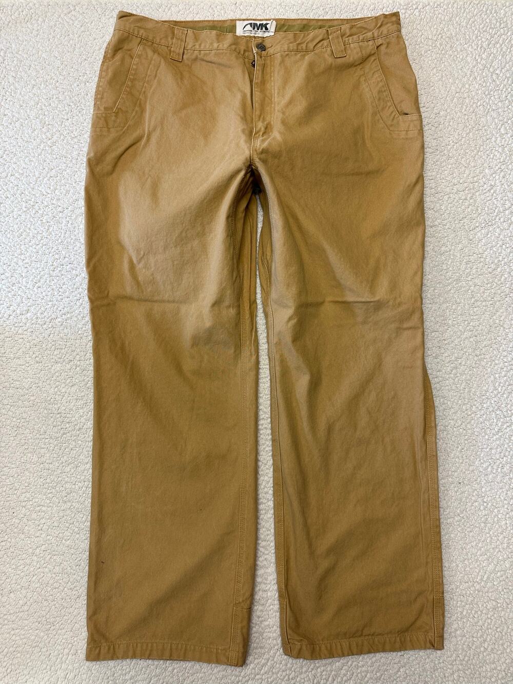Mountain Khakis Mens Flannel Lined Pants Size 41